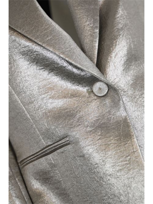 Blazer in raso crepe metallizzato Patrizia Pepe | 2S1513 A502FF14